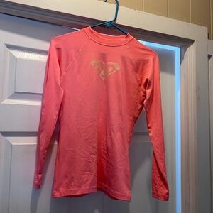 Roxy Peachy Pink Longsleeve Rashguard